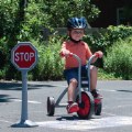 Alternate Thumbnail #4 of Child's Safety Helmet Size Small - Fluorescent Blue
