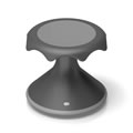 Thumbnail Image of Hokki Stool Flexible Ergonomic Seating - 12" Black