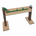 Primary Thumbnail of Single Water Trough - Portable - Green/Chocolate