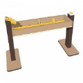 Primary Thumbnail of Single Water Trough - Portable - Yellow/Chocolate