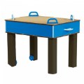 Thumbnail Image of Nesting Nature Table - Toddler Height 20" - Blue/Chocolate