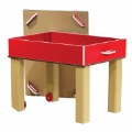 Thumbnail Image #3 of Nesting Nature Table - Toddler Height 20" - Red/Latte