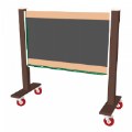 Primary Thumbnail of Magnetic Outdoor Chalkboard - With Casters