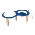 Primary Thumbnail of Double Nature Bowl - In Ground - Blue/Latte