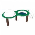 Primary Thumbnail of Double Nature Bowl - In Ground - Green/Chocolate