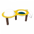 Primary Thumbnail of Double Nature Bowl - In Ground - Yellow/Chocolate