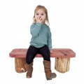 Alternate Thumbnail #2 of Wood Slab Leg Bench - Toddler