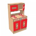 Primary Thumbnail of Kid Kitchen Stove & Microwave - Red
