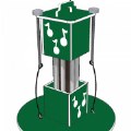 Alternate Thumbnail #2 of Portable Square Chime - Green