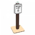 Primary Thumbnail of Speed Limit Traffic Sign - In-Ground Mount