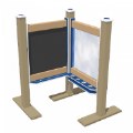 Thumbnail Image of Chalkboard and Paint Panel - Blue/Latte