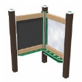 Thumbnail Image of Chalkboard and Paint Panel - In-Ground - Green/Chocolate