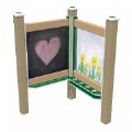 Thumbnail Image #2 of Chalkboard and Paint Panel - In-Ground - Green/Latte