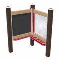 Thumbnail Image of Chalkboard and Paint Panel - In-Ground - Red/Chocolate