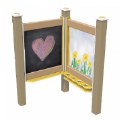 Thumbnail Image #2 of Chalkboard and Paint Panel - In-Ground - Yellow/Latte