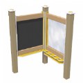 Thumbnail Image of Chalkboard and Paint Panel - In-Ground - Yellow/Latte
