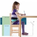 Alternate Thumbnail #6 of Stackable Chair with 17.5" Seat Height Teacher Chair - Natural