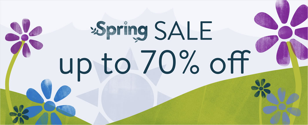 Spring Sale - up to 70% off