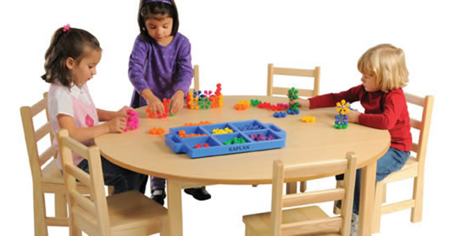 Kaplan Early Learning Company, Round Preschool Table