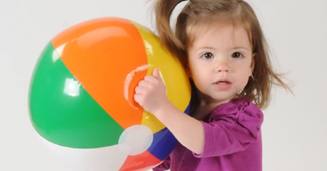 Using Balls to Help Toddlers Develop Tracking Skills