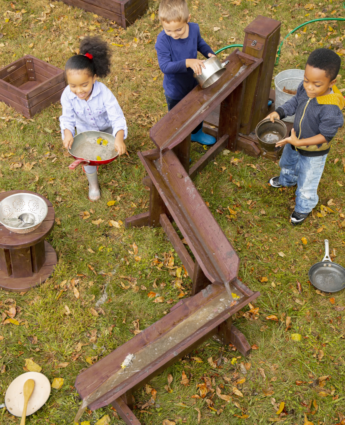 Children Playing Outdoors