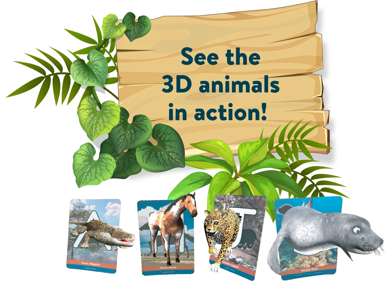 See the 3D Animals in Action!