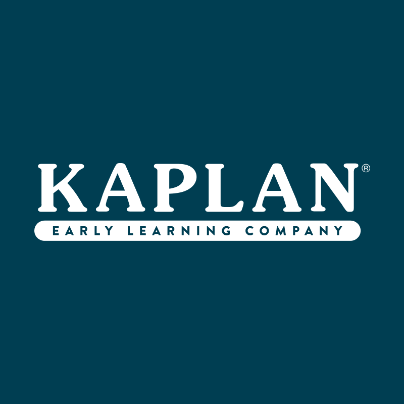 Kaplan White Logo on Royal