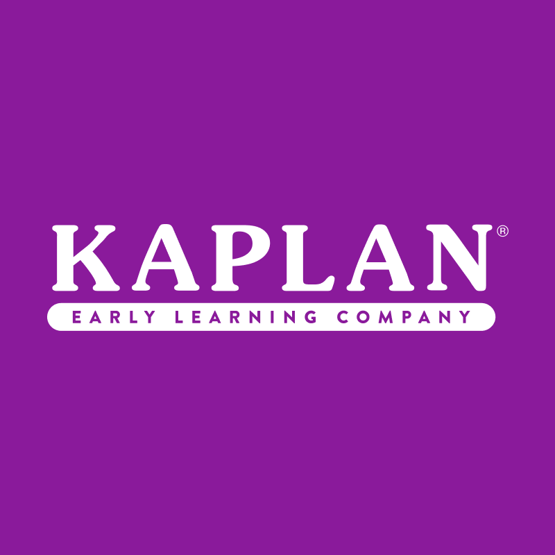Kaplan White Logo on Purple