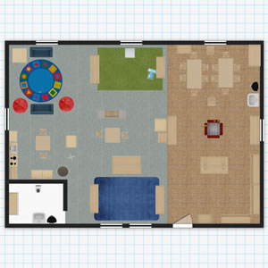 Floor Plans Old Elementary School Classroom FloorPlanner