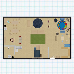 Draw Classroom Floor Plan  Classroom  FloorPlanner