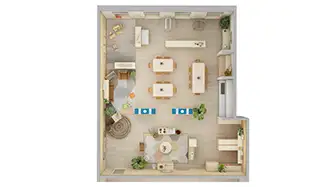 Carolina Birch preschool classroom floorplan