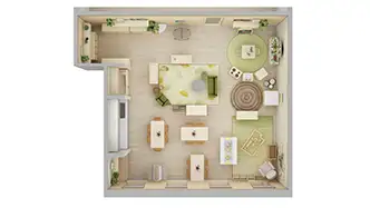 Head Start two year old classroom floorplan