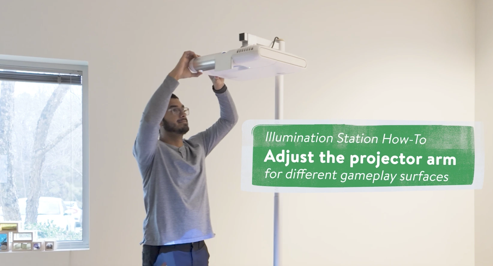 Video preview image of How to Move the Projector Arm on the Illumination Station