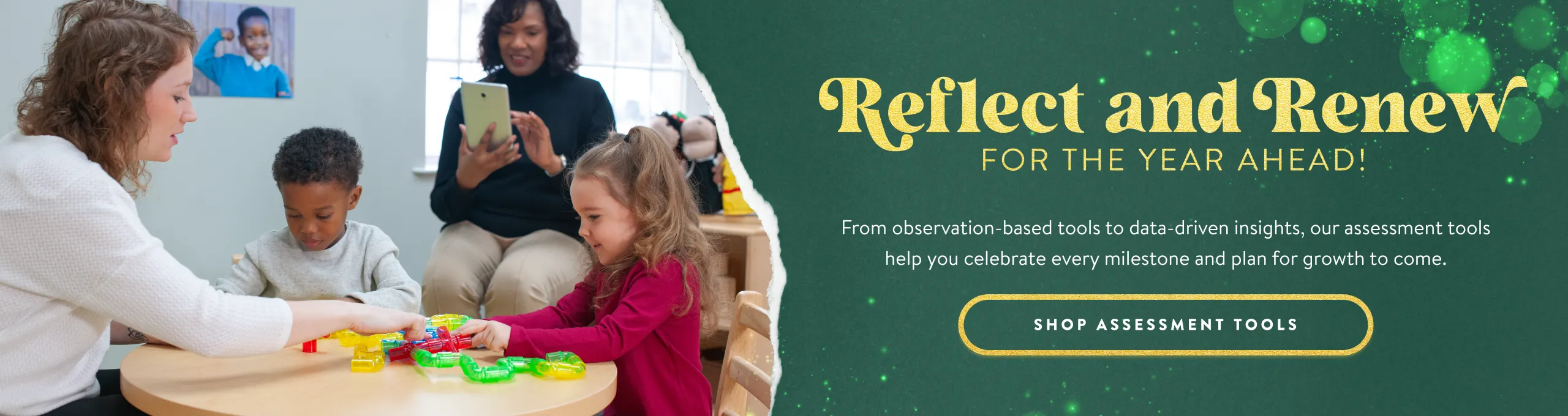 Children at a preschool playground playing on a brightly colored playset