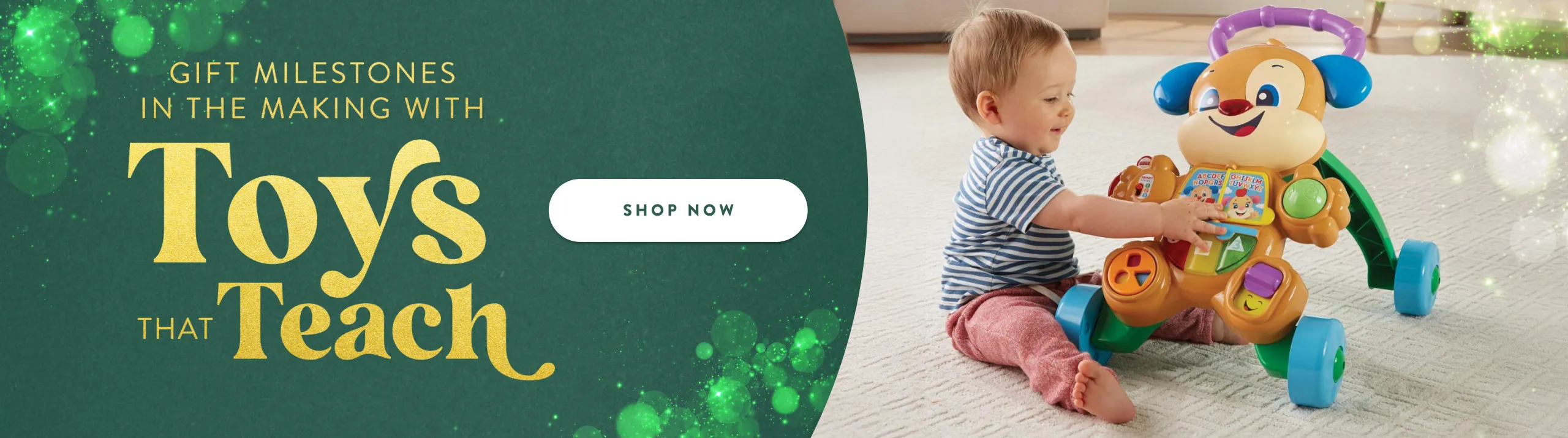 Gift Milestones in the Making with Toys That Teach