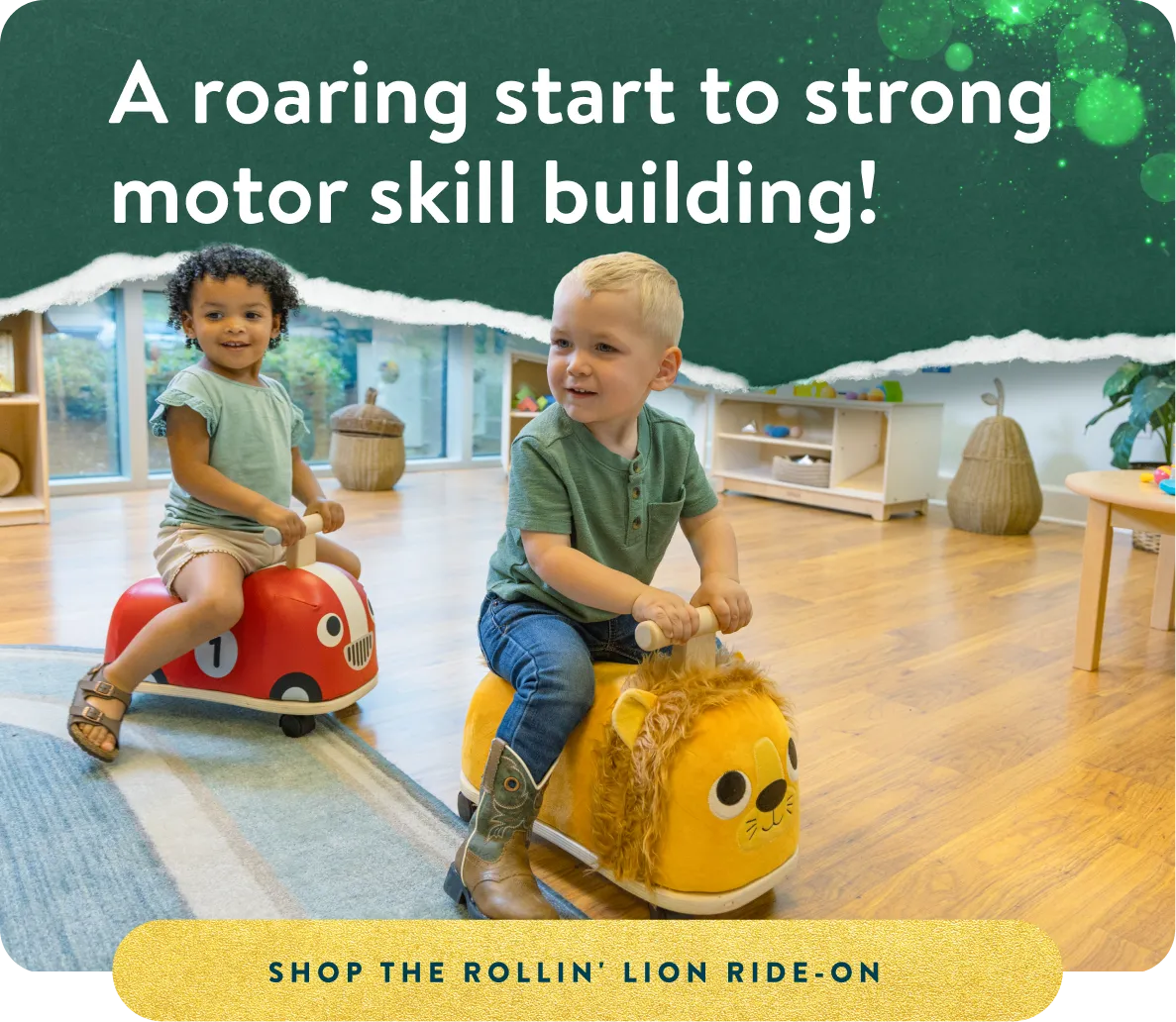 A roaring start to strong motor skill building!