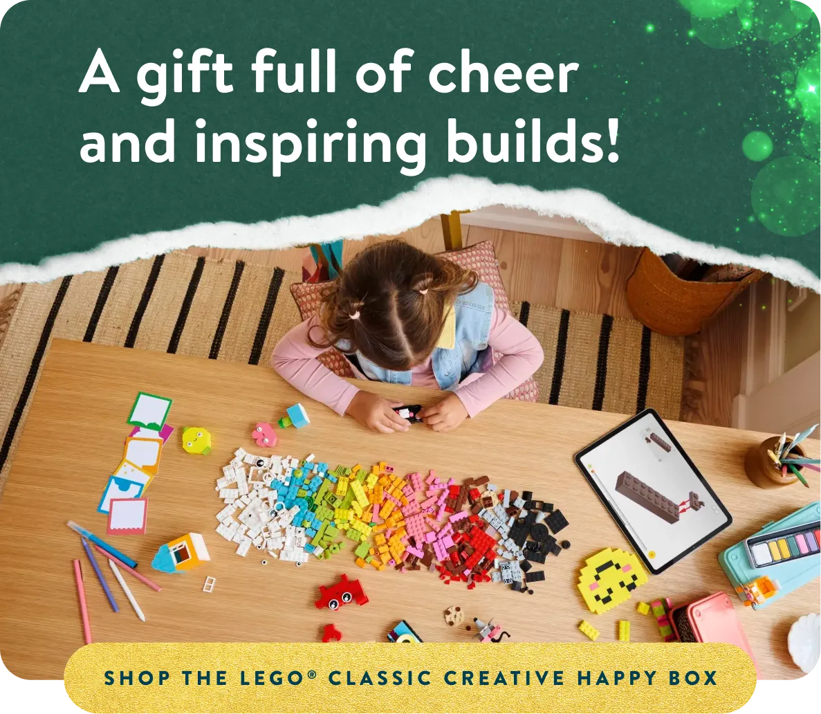 A gift full of cheer and inspiring builds!