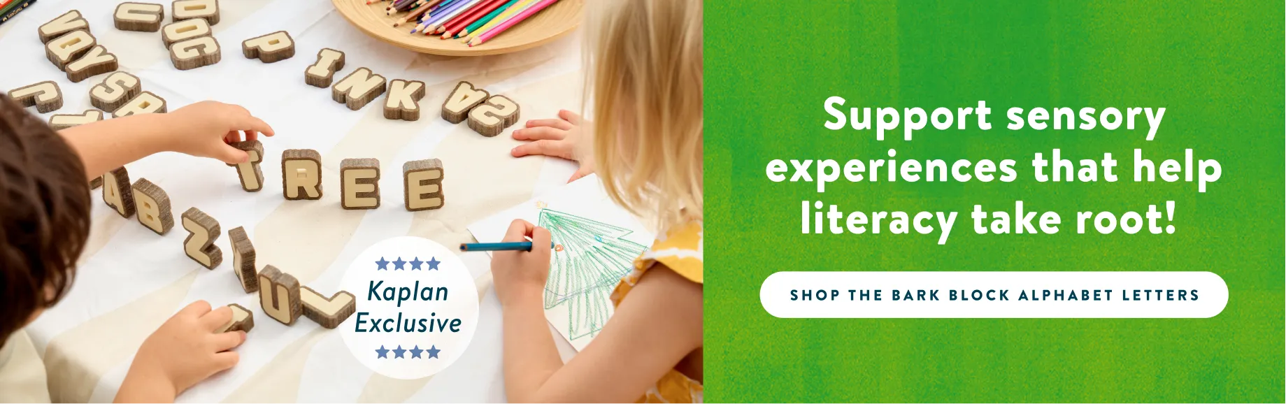 Support sensory experiences that help literacy take root!