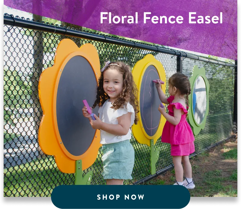 Floral Fence Easel