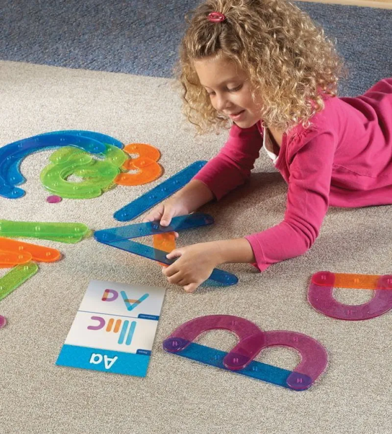 Wooden shelves with various storage bins and containers