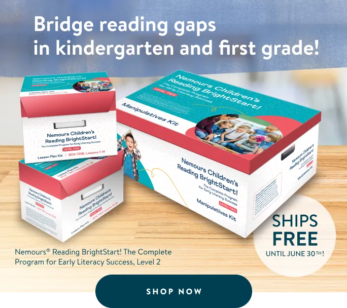 Bridge reading gaps in kindergarten and first grade!