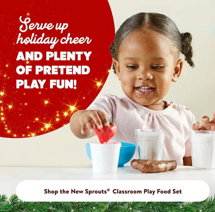 Serve up holiday cheer and plenty of pretend play fun!