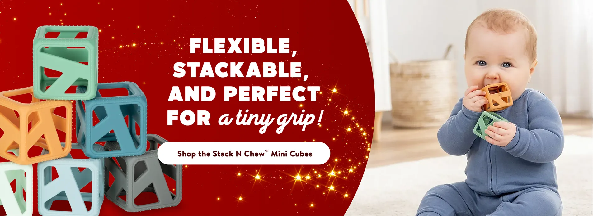 Flexible, stackable, and perfect for a tiny grip!