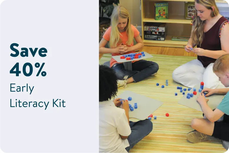 Save 40% on Early Literacy Kits